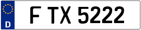Truck License Plate
